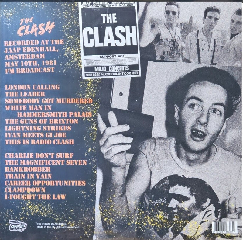 CLASH, THE (ザ・クラッシュ)  - Amsterdam's Burning (EU 限定「ブラックヴァイナル」 LP/ New)