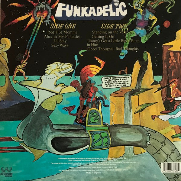 FUNKADELIC (ファンカデリック)  - Standing On The Verge Of Getting It On (EU 限定復刻再発アナログLP-見開きジャケ/New)