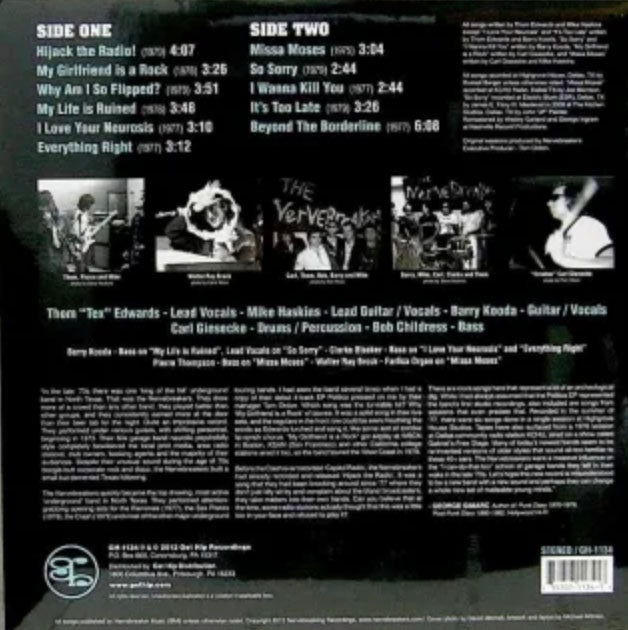 NERVEBREAKERS (ナーヴブレイカーズ)  - Hijack The Radio! (US 限定プレス 180g LP / New) '75～79年コンピ！