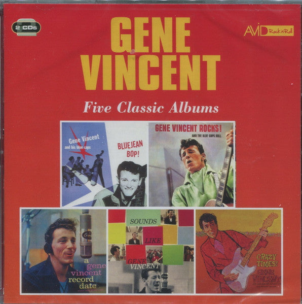 GENE VINCENT (ジーン・ヴィンセント)  - Five Classic Albums (EU 限定再発 2xCD/New) 全60曲！