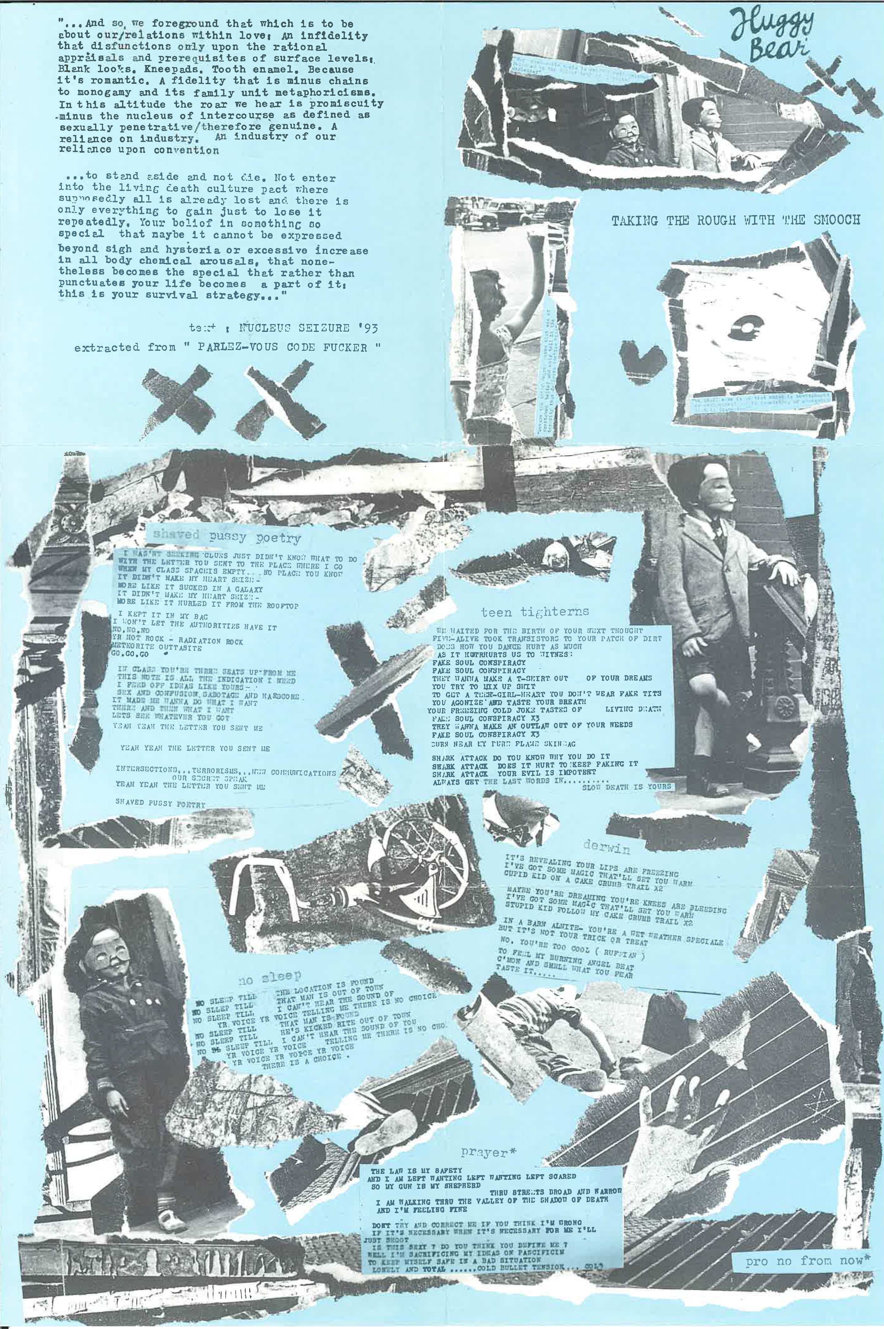 HUGGY BEAR (ハギー・ベア)  - Taking The Rough With The Smooch (UK+US+Japan 限定CD/廃盤 New)  '93年コンピレーション