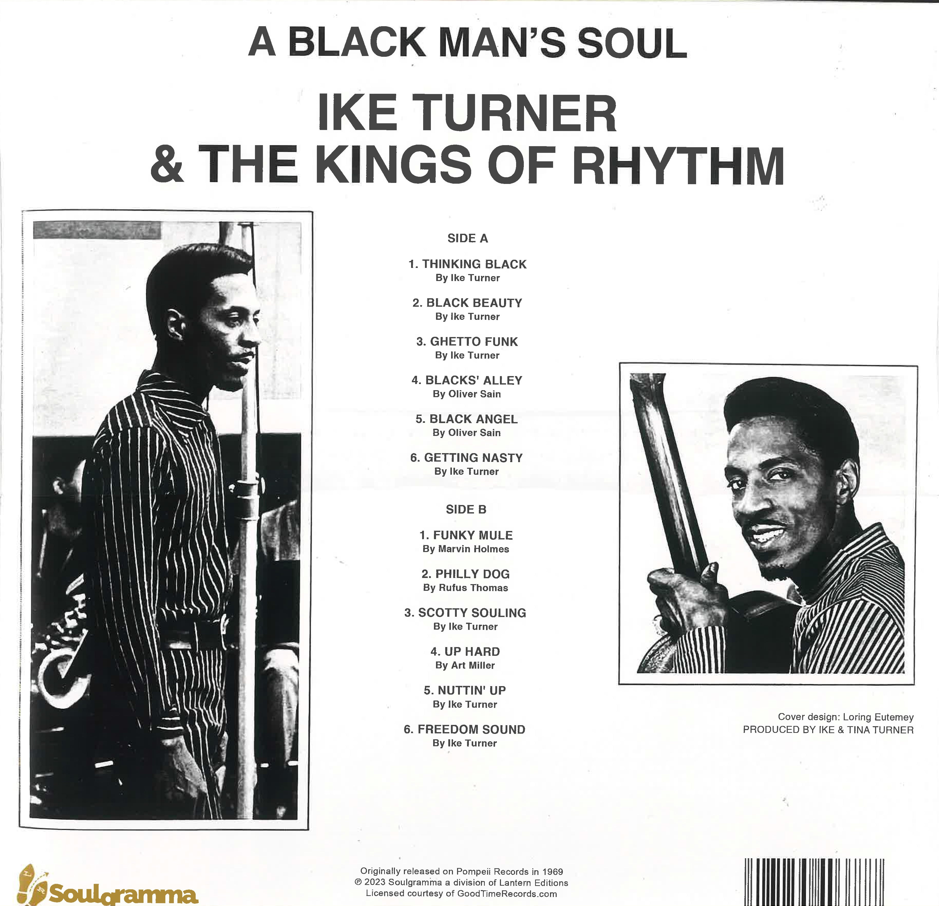 IKE TURNER & HIS KINGS OF RHYTHM (アイク・ターナー & ザ・キングス・オブ・リズム)  - A Black Man’s Soul (EU限定復刻再発 LP / New) ’69年ファンク名作！