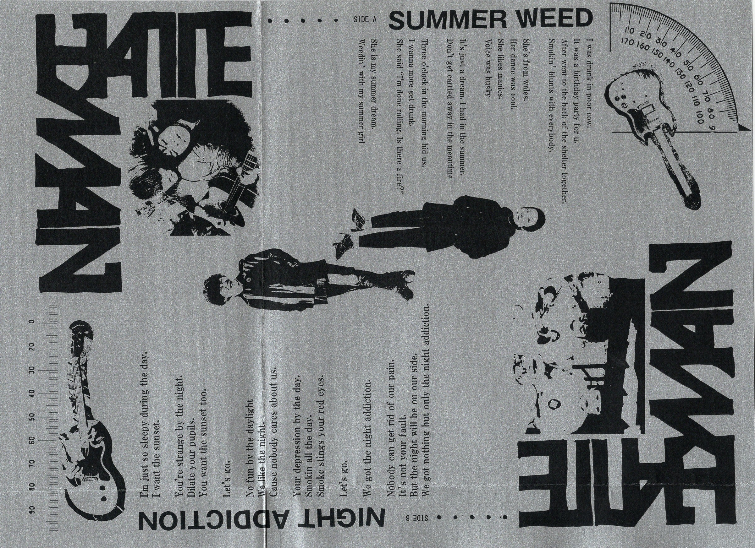 HATEMAN (ヘイトマン)  - Summer Weed / Night Addiction (Japan 200枚限定 7"/ New）2025年4月30日(水) 発売！