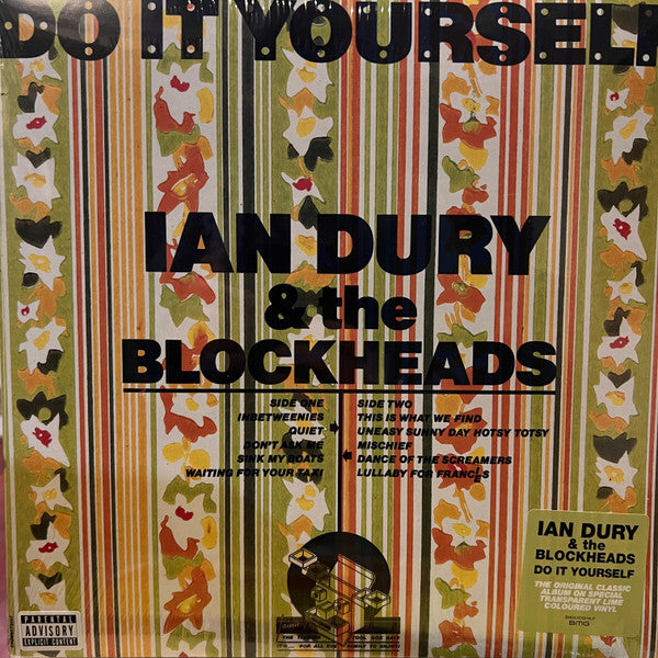IAN DURY ＆ THE BLOCKHEADS (イアン・デューリー＆ザ・ブロックヘッズ)  - Do It Yourself (UK 限定復刻再発「ライムカラー VINYL」LP/New)