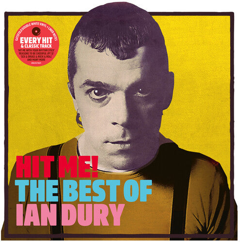 IAN DURY (イアン・デューリー)  - HIt Me ! The Best of Ian Dury (UK 限定「ホワイトVINYL」LPx2枚組/New)