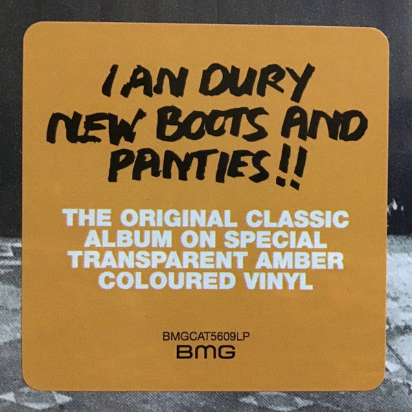 IAN DURY ＆ THE BLOCKHEADS (イアン・デューリー＆ザ・ブロックヘッズ)  - New Boots And Panties !! (UK 限定復刻再発「オレンジ VINYL」LP/New)