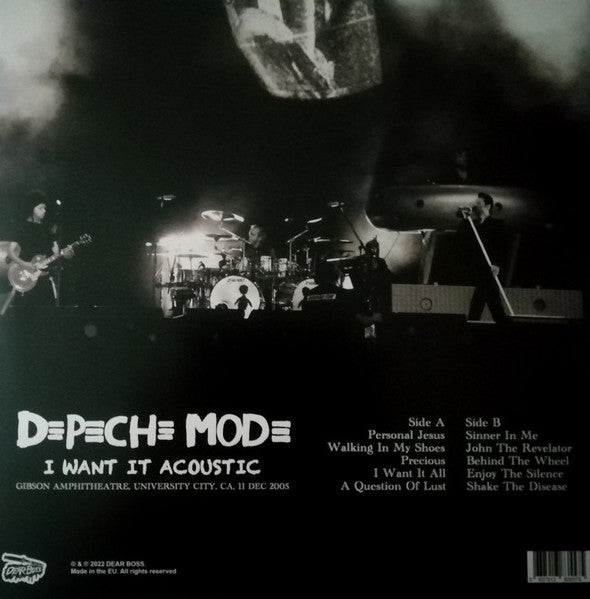 DEPECHE MODE (デペッシュ・モード)  - I Want It Acoustic (EU 限定リリース LP/NEW)