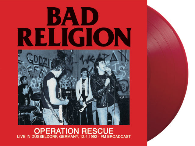 BAD RELIGION (バッド・レリジョン)  - Operation Rescue (EU 300枚限定レッドヴァイナル LP/ New)