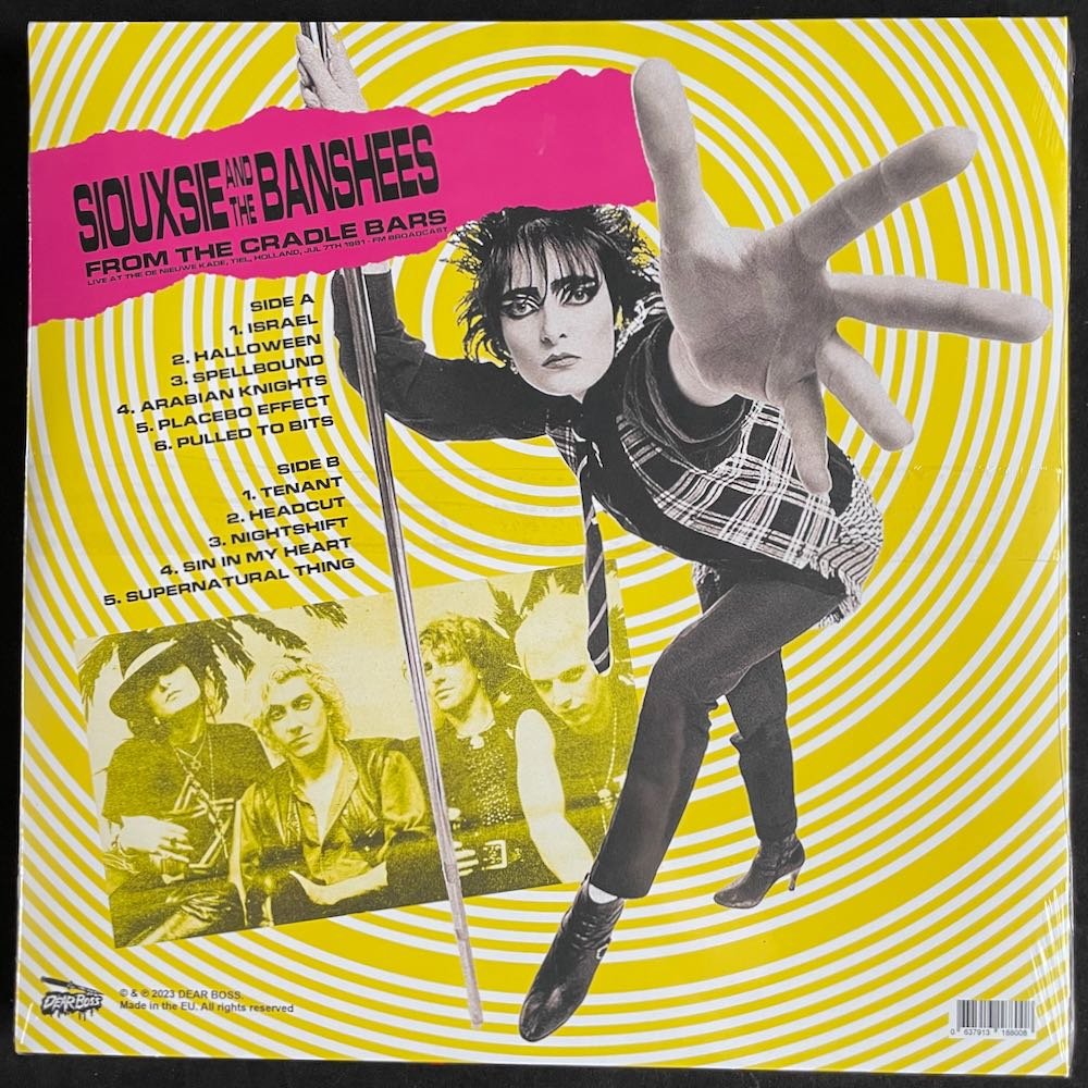 SIOUXSIE AND THE BANSHEES (スージー・アンド・ザ・バンシーズ)  - From The Cradle Bars Live At The De Nieuwe Kade, Tiel, Holland (EU 限定カラーヴァイナル LP/NEW)