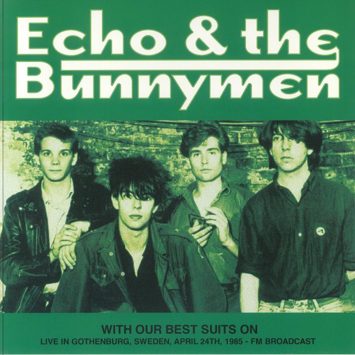 ECHO & THE BUNNYMEN (エコー＆ザ・バニーメン)  - With Our Best Suits On: Live in Gothenburg Sweden April 24th 1985 (EU 限定リリース 「黒盤」LP/NEW)