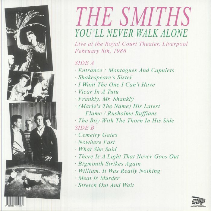 SMITHS, THE (ザ・スミス)  - You'll Never Walk Alone: Live At The Royal Court Theater (EU 300枚限定「カラー盤」 LP/NEW) '86年UK録音ライブアルバム