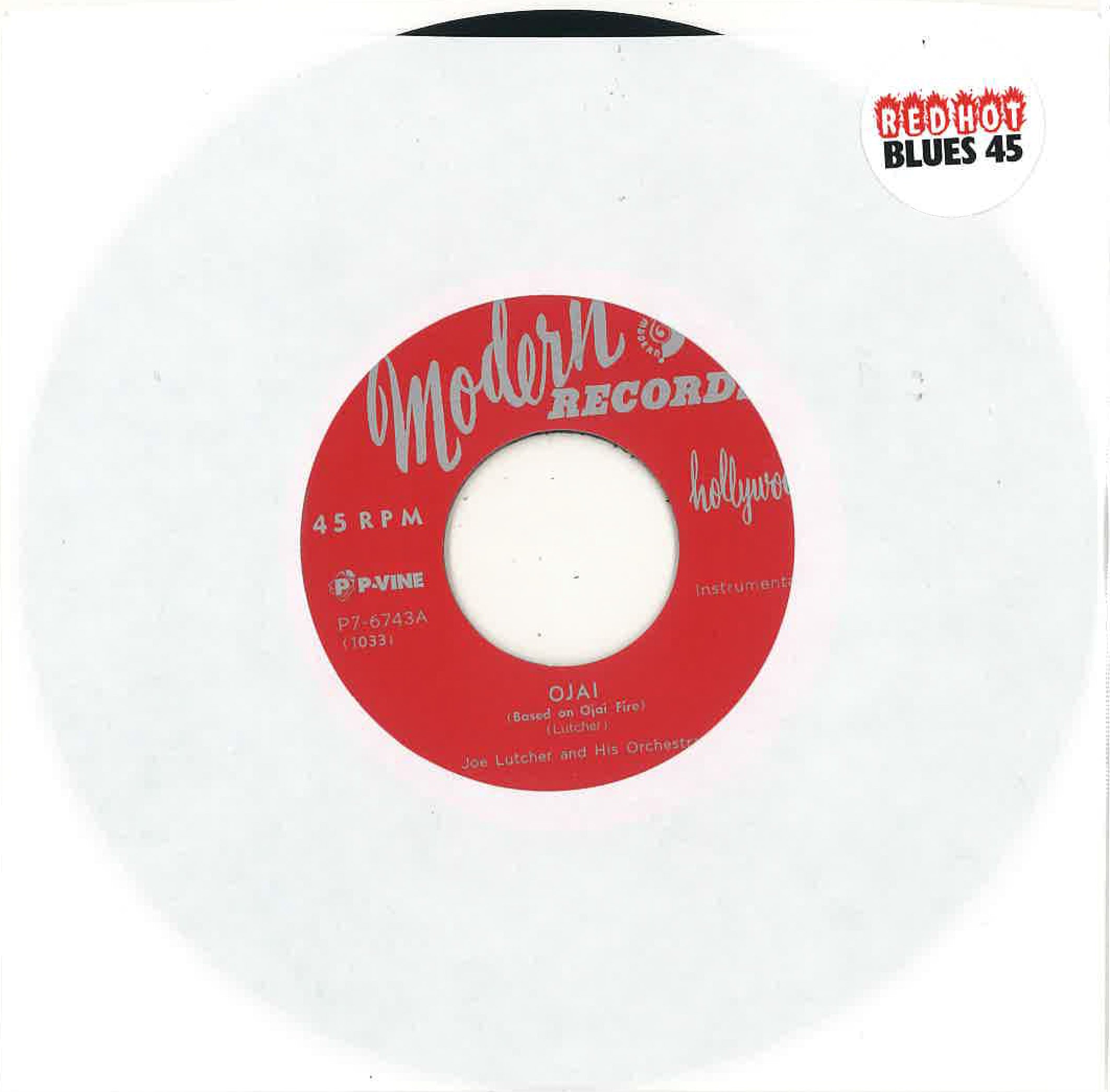 JOE LUTCHER (ジョー・ラッチャー)  - Ojai / Mardi Gras (Japan 正規限定復刻再発 7インチ+カンパニースリーブ /New) エギゾチック〜スウィング〜ラテンジャズの展開の最高なR&Bインスト！