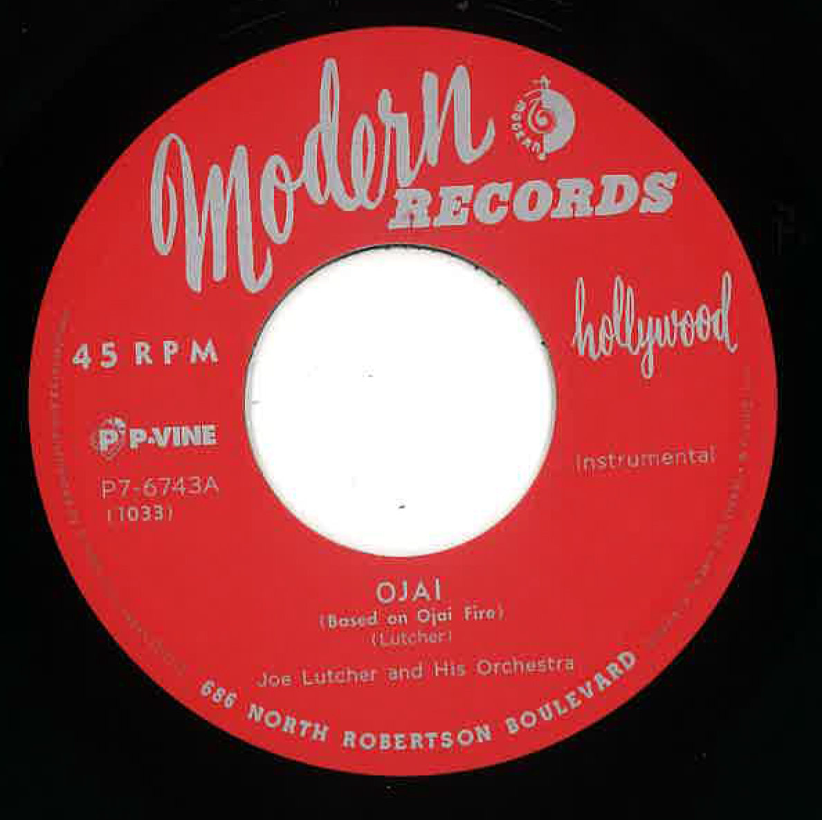 JOE LUTCHER (ジョー・ラッチャー)  - Ojai / Mardi Gras (Japan 正規限定復刻再発 7インチ+カンパニースリーブ /New) エギゾチック〜スウィング〜ラテンジャズの展開の最高なR&Bインスト！