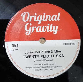 JUNIOR DELL & THE D-LITES  (ジュニア・デル＆ザ・ディーライツ)  - Twenty Flight Ska / Orange Street Breakdown (UK 限定 7"/New)