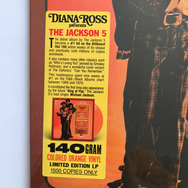 JACKSON 5 (ジャクソン・ファイブ)  - Diana Ross Presents The Jackson 5 (US & EU 限定1500枚復刻再発140g 「オレンジ・ヴァイナル」 LP/New)