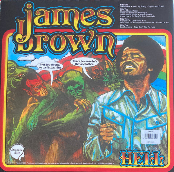 JAMES BROWN (ジェームス・ブラウン)  - Hell (EU 限定復刻再発アナログLPx2枚組-見開きジャケ/New)’74年絶頂期の名作2枚組！