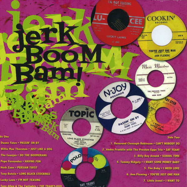 V.A. (50’s〜60's RAW-R&B/ノーザン＆ラテン SOULレア・シングル編集シリーズ・コンピ)  - The Jerk Boom! Bam! Vol.9  (ドイツ限定プレス LP/New)
