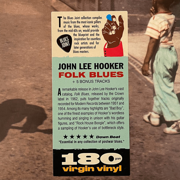 JOHN LEE HOOKER (ジョン・リー・フッカー)  - Folk Blues (EU 限定復刻ボーナス入り再発180g LP/New)