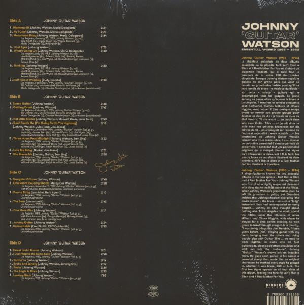 JOHNNY GUITAR WATSON (ジョニー・ギター・ワトソン)  - Essential Works 1953 - 1962 (France 限定リリース 2xLP/New)