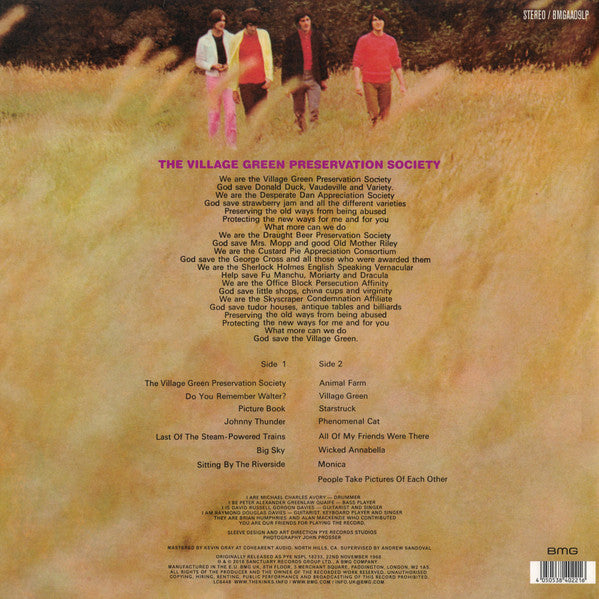 KINKS (キンクス)  - The Kinks Are The Village Green Preservation Society (UK-EU限定リマスター復刻再発180gステレオ LP/New)