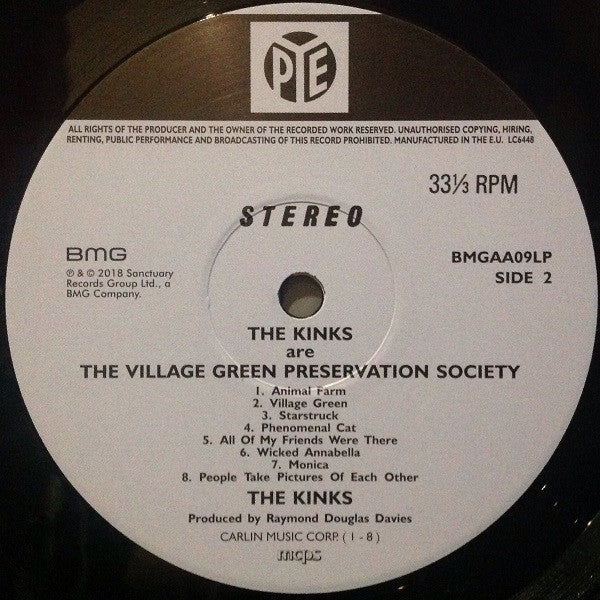 KINKS (キンクス)  - The Kinks Are The Village Green Preservation Society (UK-EU限定リマスター復刻再発180gステレオ LP/New)