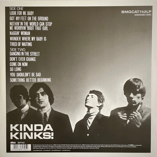 KINKS (キンクス)  - Kinda Kinks (EU 限定復刻再発 LP/New BMGCAT742LP)