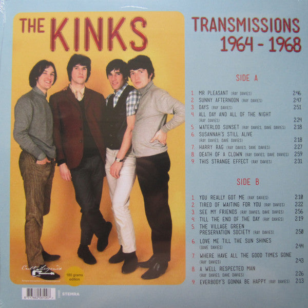 KINKS (キンクス)  - Transmissions 1964-1968 (Dutch 限定プレス LP/New)