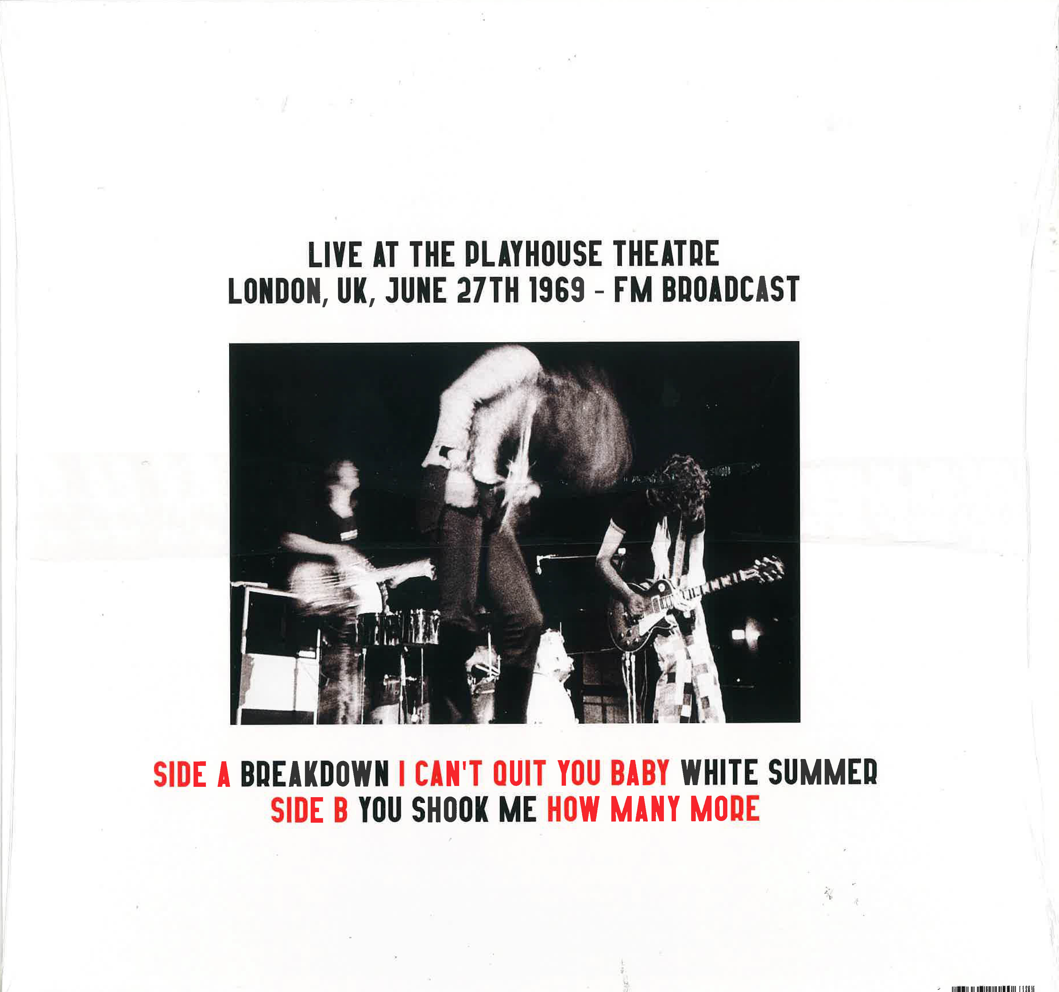 LED ZEPPELIN (レッド・ツェッペリン)  - One NIght Stand : The London Broadcast 1969  (EU 限定プレス LP/New)