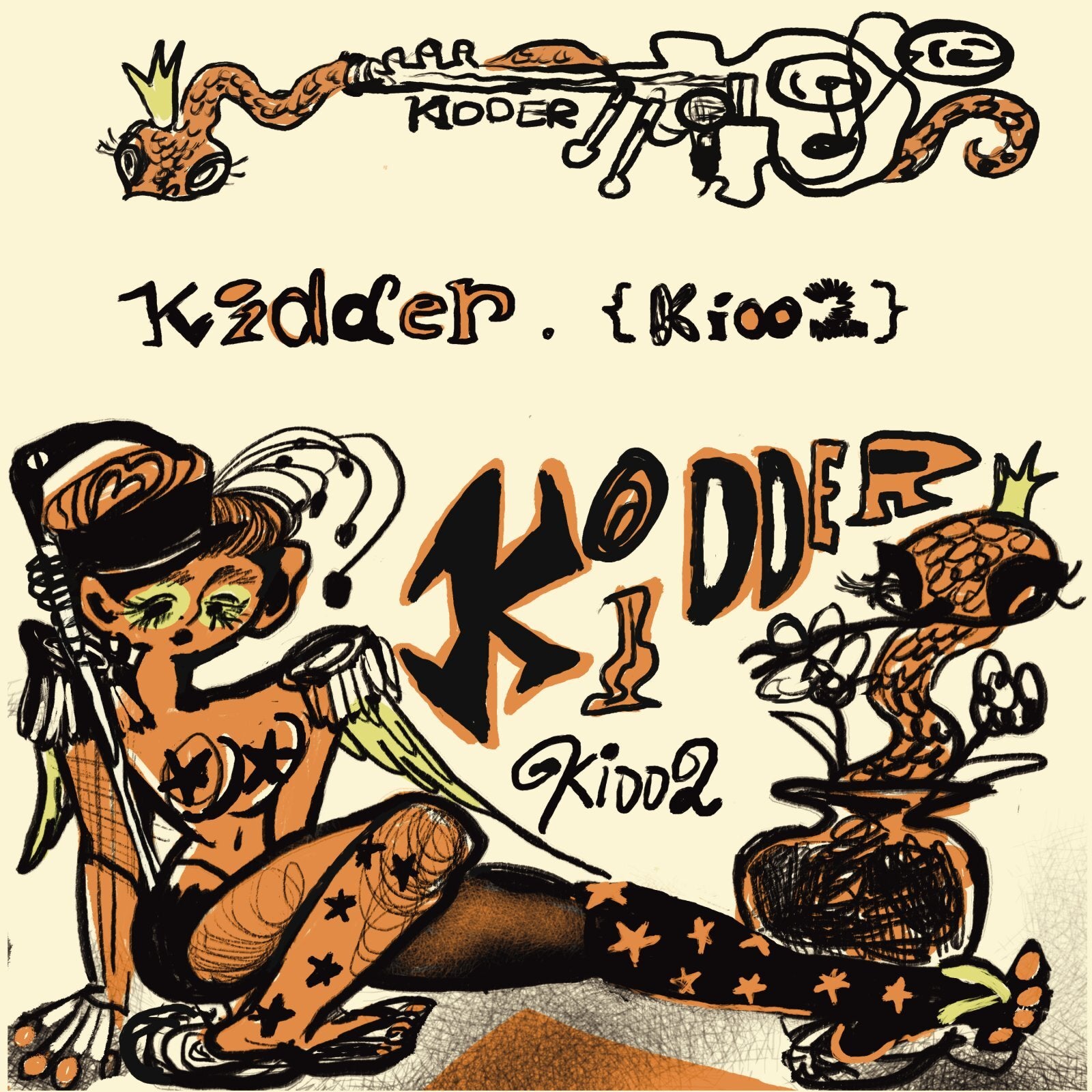 KIDDER (キッダー)  - Ki002 (Japan 限定リリース「オレンジ」 Cassette/NEW)