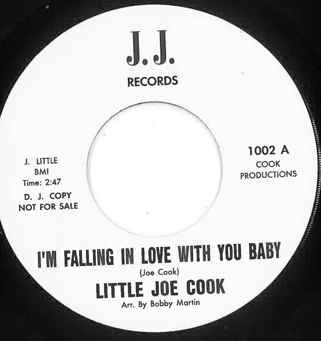 LITTLE JOE COOK / SHERRYS (リトル・ジョークック / シェリーズ)  - I'm Falling In Love With You Baby (UK 限定再発 7"/New）