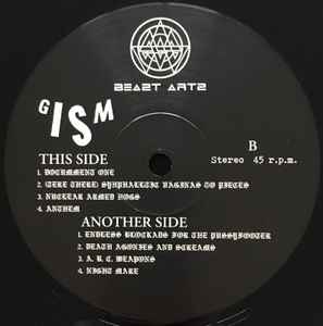 G.I.S.M. (ギズム)  - Detestation (US '20年 3,500枚限定「正規」再発ブラックヴァイナル LP/New) BEAST ARTSのステッカー付き !