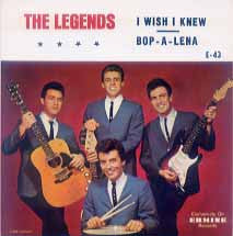 LEGENDS, THE (ザ・レジェンズ)  - Bop-A-Lena / I Wish I Knew (US 限定リプロ・ジャケ付き再発7インチ/ New)ロカビリー名曲のロッキンジャイヴァー・カヴァ！