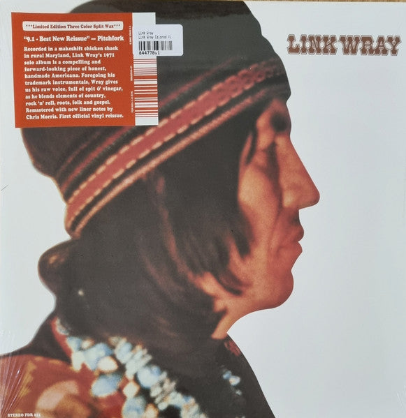 LINK WRAY  (リンク・レイ)  - Link Wary [ '71 Album ]  (US 限定復刻再発「（赤・緑・オレンジ）3色 VINYL」LP/New)