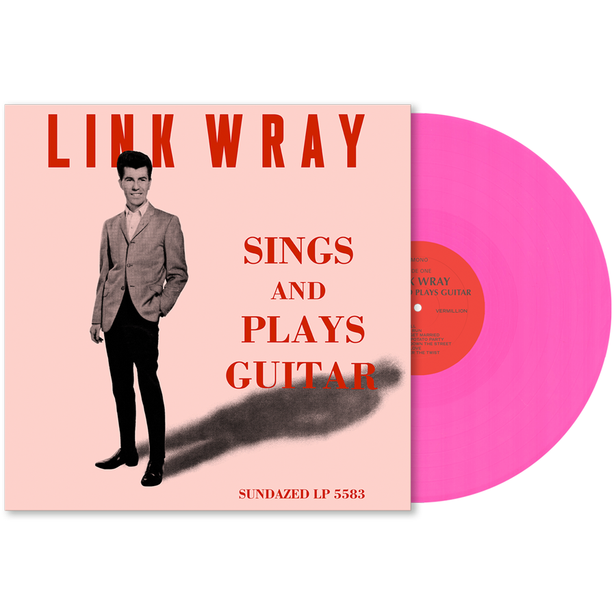 LINK WRAY  (リンク・レイ)  - Sings And Plays Guitar (US 限定復刻再発「ピンク VINYL」LP/New)