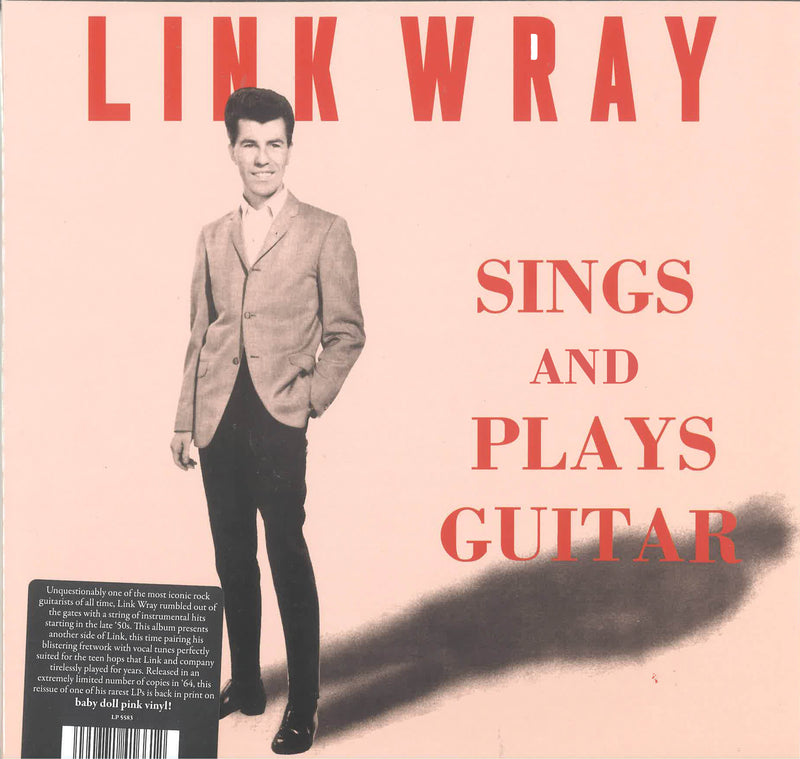 LINK WRAY  (リンク・レイ)  - Sings And Plays Guitar (US 限定復刻再発「ピンク VINYL」LP/New)