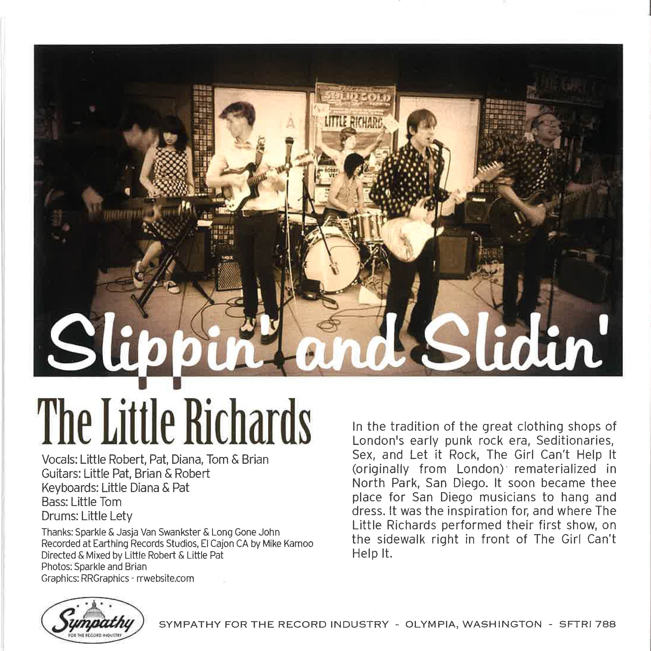 LITTLE RICHARDS, THE (ザ・リトル・リチャーズ)  - The Girl Can't Help It! (US 限定オリジナル・ジャケ付き7"/New)