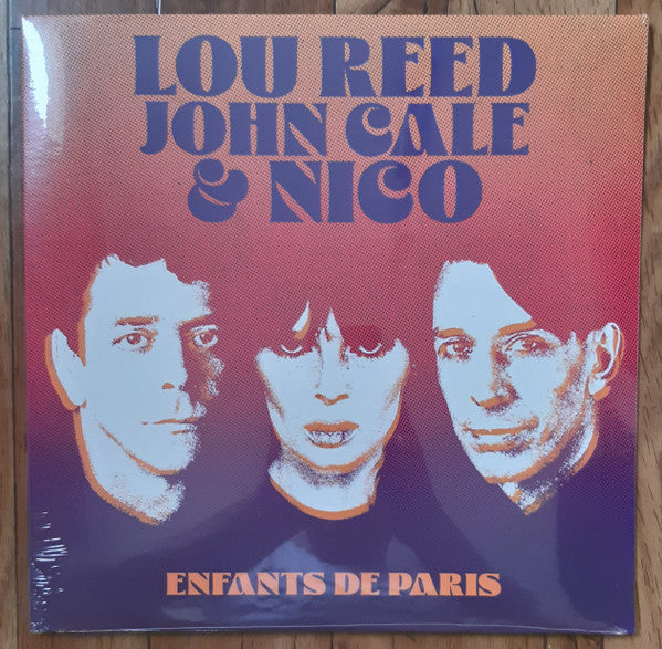 LOU REED, JOHN CALE, NICO (ルー・リード、ジョン・ケイル、ニコ)  - Enfants De Paris - Live At The Bataclan, Paris, 1972 (EU 限定プレス再発「黒盤」 LP/ New)