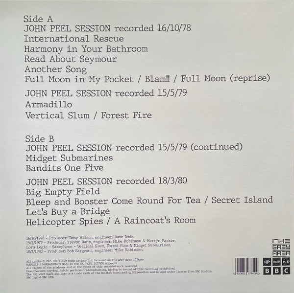 SWELL MAPS (スウェル・マップス) - The John Peel Session (UK