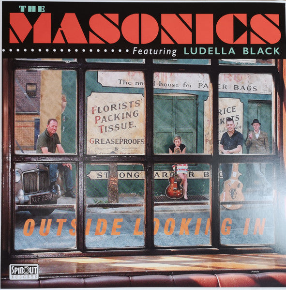 MASONICS, THE Featuring Ludella Black (マーソニックス feat. ルディラ・ブラック)  - Outside Looking In (UK 限定500枚ナンバリング入りモノラル LP/New)