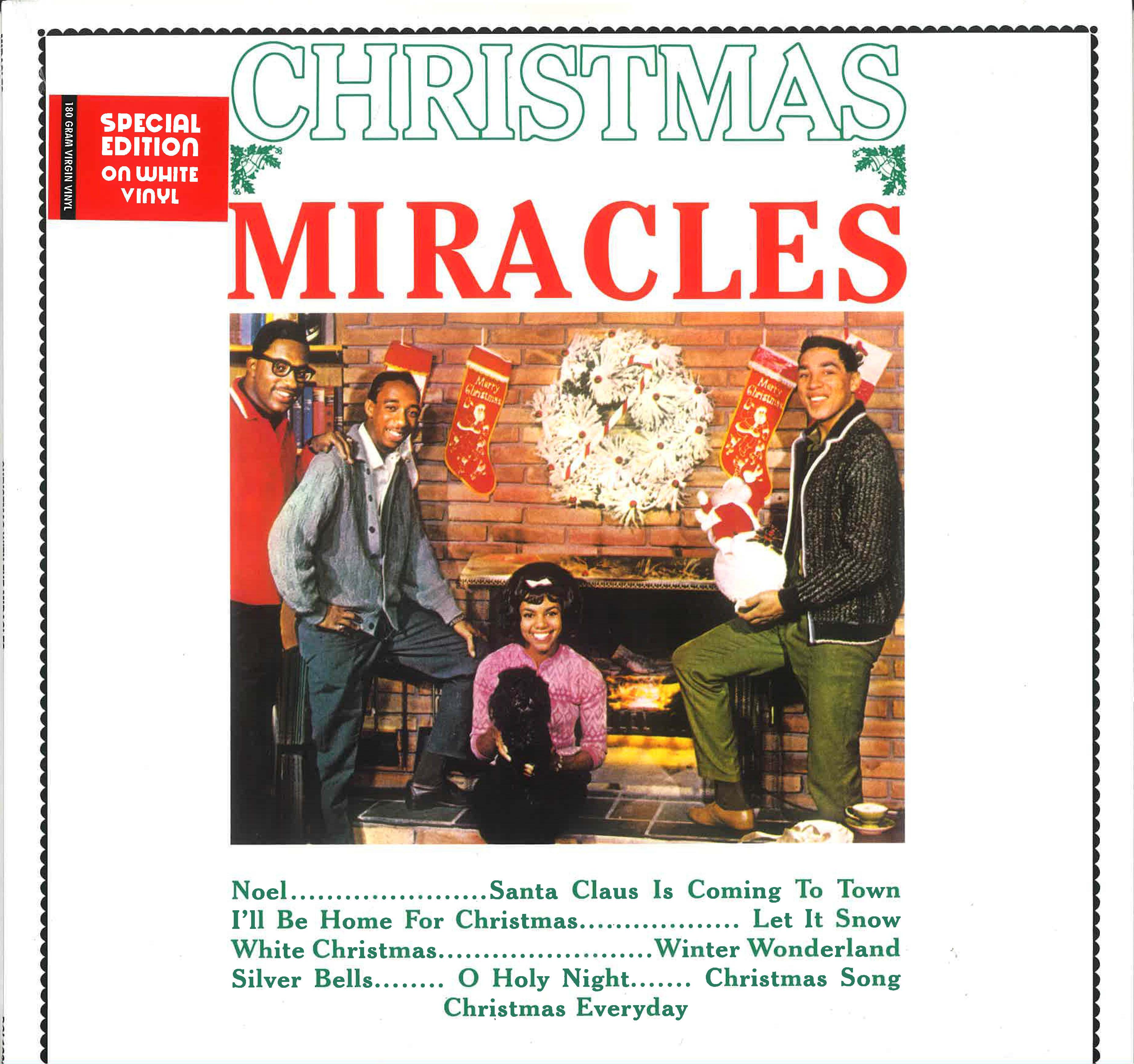 MIRACLES (SMOKEY ROBINSON ＆ THE) (スモーキー・ロビンソン＆ミラクルズ)  - Christmas with The Miracles (EU 限定復刻再発「ホワイト VINYL」LP/New) '63年クリスマス・アルバム！