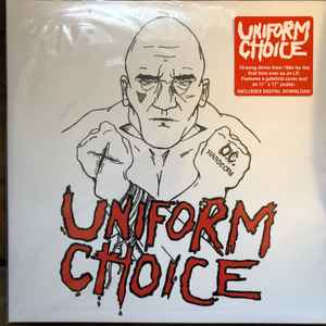 UNIFORM CHOICE (ユニフォーム・チョイス)  - Uniform Choice (US 正規再発「560枚限定クリアヴァイナル」LP/ New) '84年ファーストデモ音源！