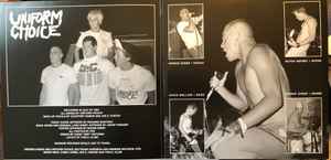 UNIFORM CHOICE (ユニフォーム・チョイス)  - Uniform Choice (US 正規再発「560枚限定クリアヴァイナル」LP/ New) '84年ファーストデモ音源！