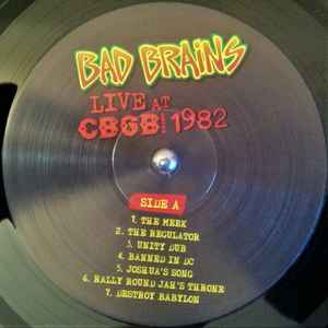 BAD BRAINS (バッド・ブレインズ)  - Live At CBGB 1982 (US 「正規」限定プレス再発 LP / New) オリジナルラインナップ !