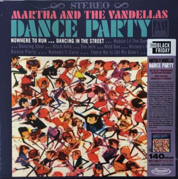 MARTHA & THE VANDELLAS (マーサ＆ザ・ヴァンデラス)  - Dance Party  (US & EU RSDブラックフライデー2500枚限定復刻再発140g LP/New)