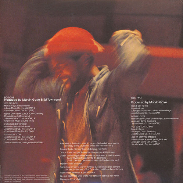 MARVIN GAYE (マーヴィン・ゲイ)  - Let’s Get It On (EU 限定復刻再発「黒盤」LP-見開きジャケ/New)'73年全米SOULチャート1位大名作。
