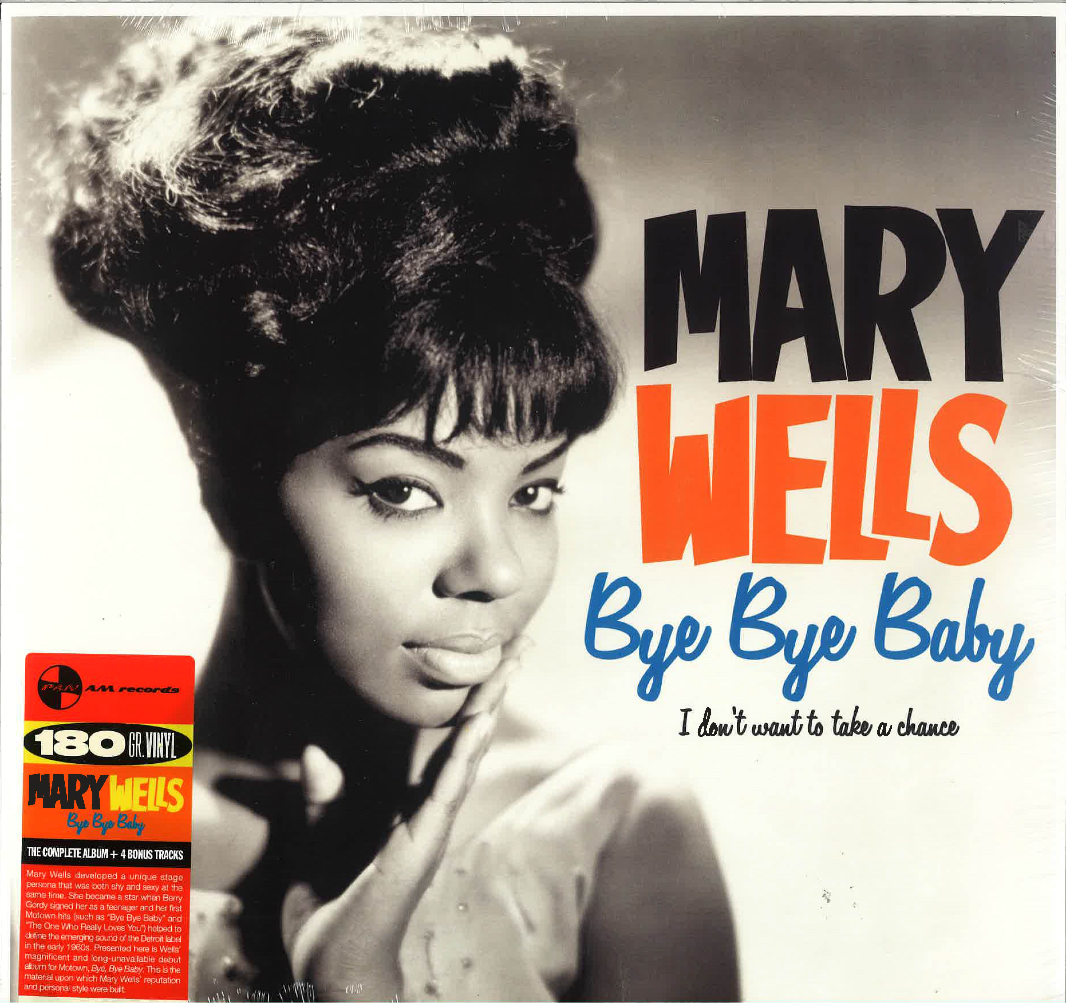 MARY WELLS (メアリー・ウェルズ)  - Bye Bye Baby (EU 限定ボーナス入り復刻再発180g LP/New)