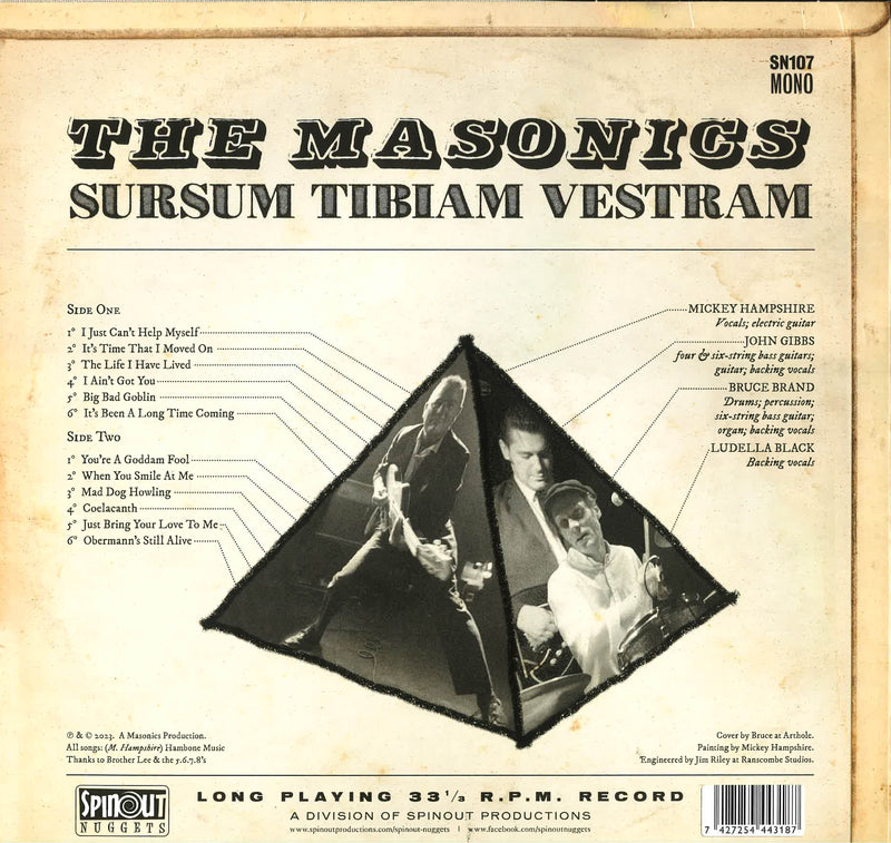 MASONICS, THE  (マーソニックス )  - Sursum Tibiam Vestram (UK 500枚限定モノラル LP/New)