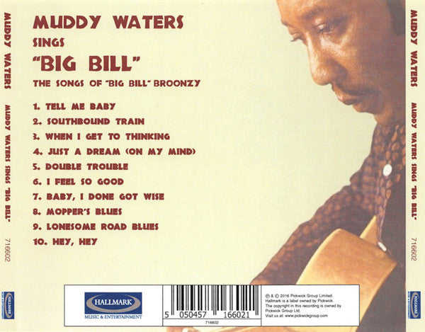 MUDDY WATERS (マディ・ウォーターズ)  - Muddy Waters Sings "Big Bill" (UK限定再発 CD/ New)