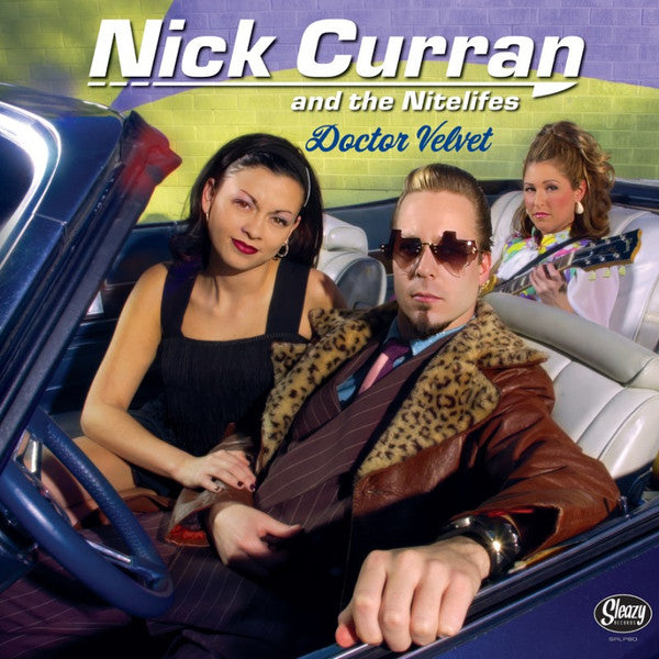 NICK CURRAN & THE NITELIFES (ニック・カラン &ザ・ナイトライフズ)  - Doctor Velvet (スペイン限定「ゴールド VINYL」再発180g LP-見開きジャケ/New) '03年名作セカンド・アルバム