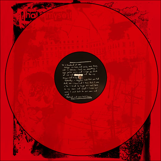 I HATE MYSELF (アイ・ヘイト・マイセルフ)  - 11 Songs [aka "Ten Songs" ] - 28th Anniversary Edition (US 562枚限定復刻再発「赤盤」 LP+インナー/NEW) '97年唯一のアルバム